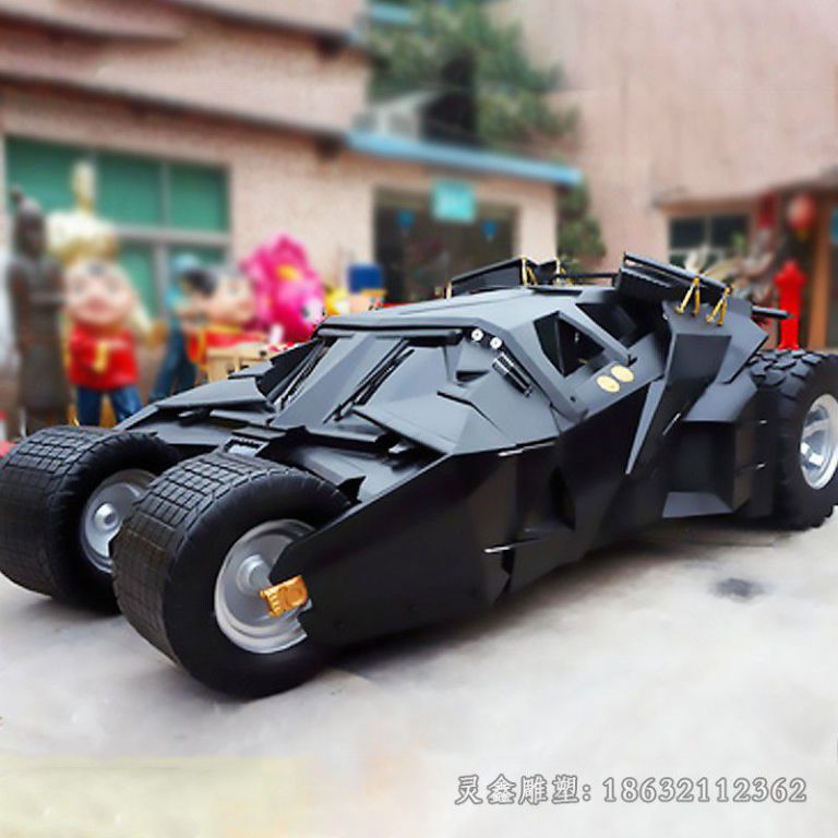 不锈钢车模雕塑 (2)