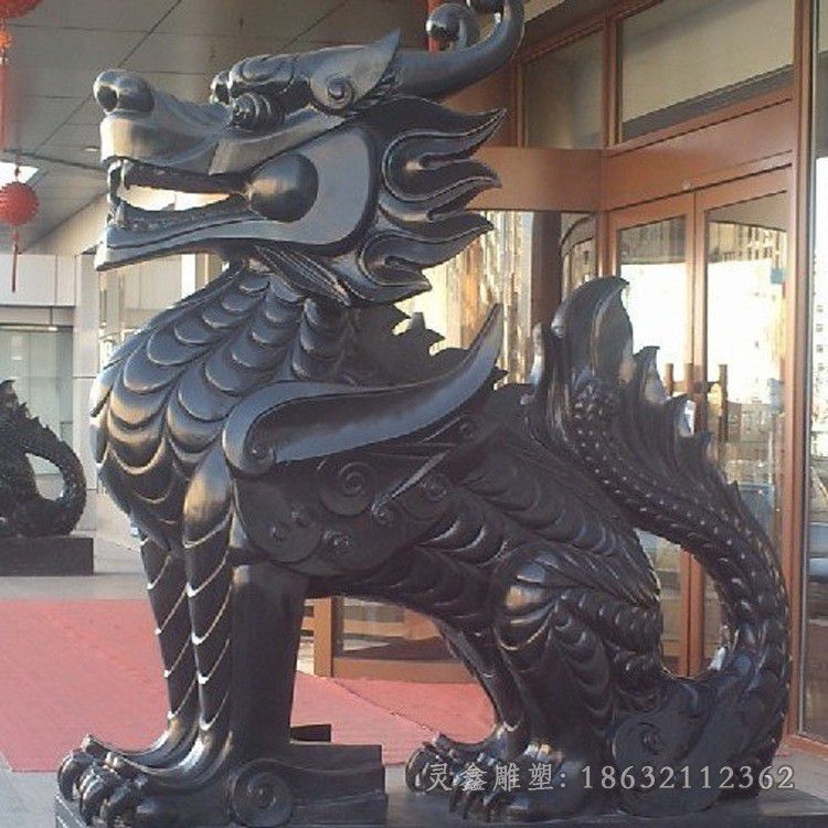 厂家批发铜器纯铜八卦麒麟直销八卦财福麒麟摆件定制八卦财富麒麟61419