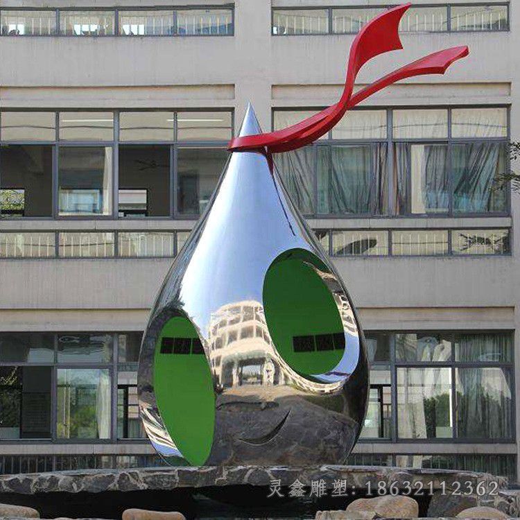 不锈钢抽象雕塑大型雕塑_城市广场景观园林校园大型抽象创意雕塑34376