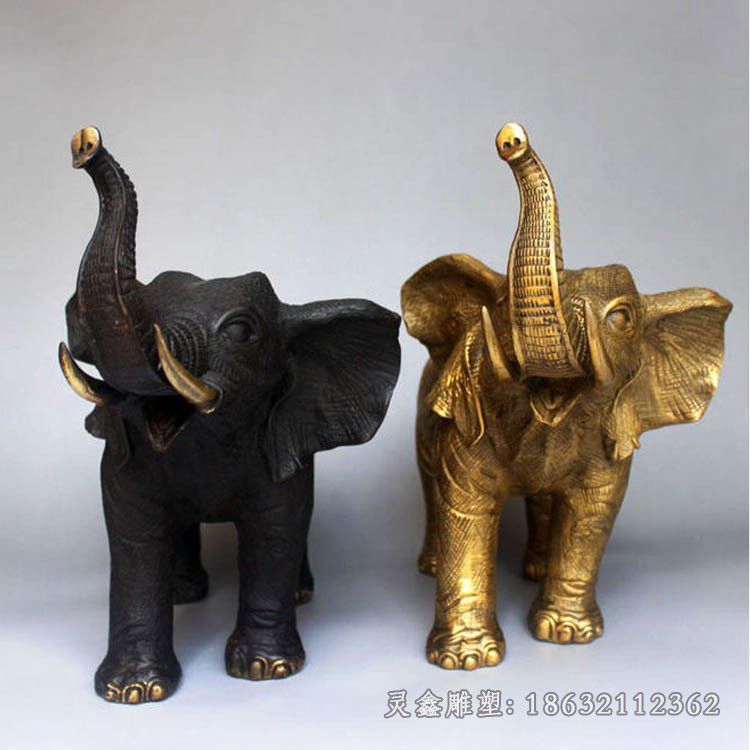 大象铜雕