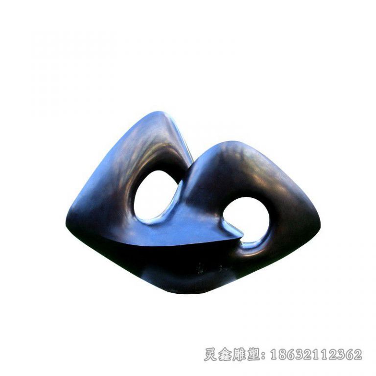 不锈钢抽象天眼 公园景观雕塑