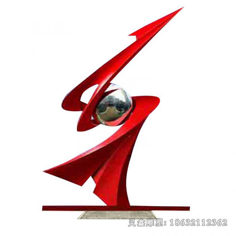 不锈钢广场雕塑 (8)