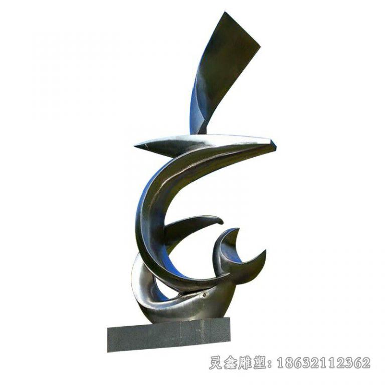 不锈钢海浪 公园景观雕塑
