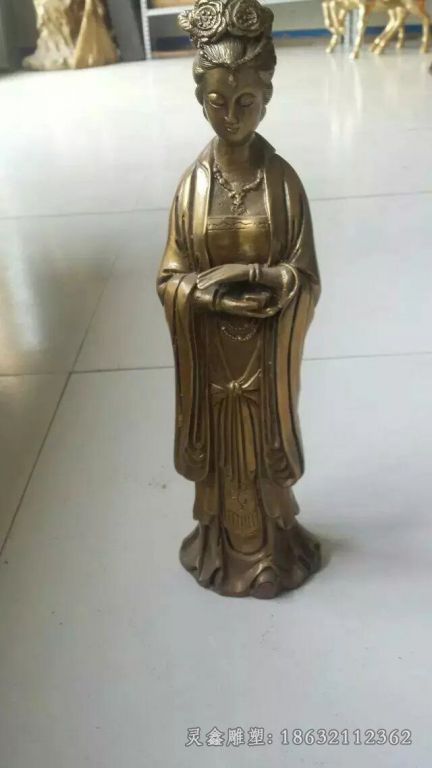 古代四大美女雕塑，古人物铜雕 (2)