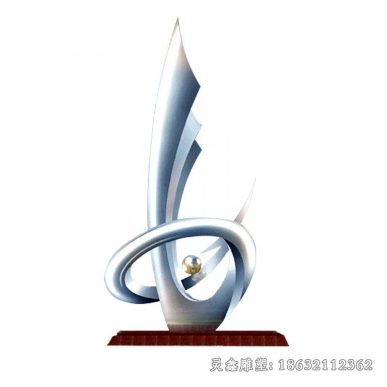 不锈钢海浪 广场景观雕塑