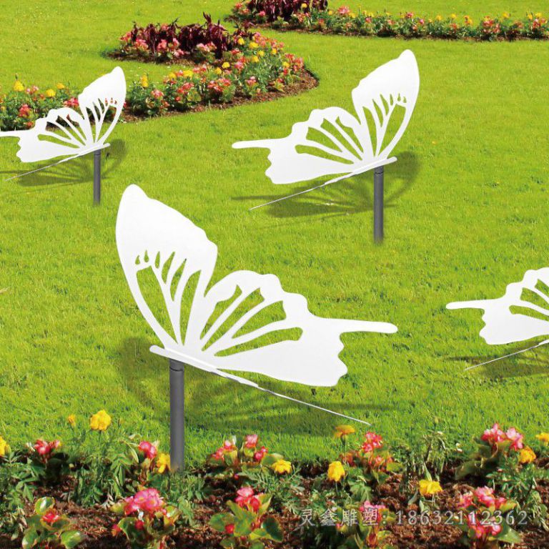 不锈钢蝴蝶雕塑 (5)