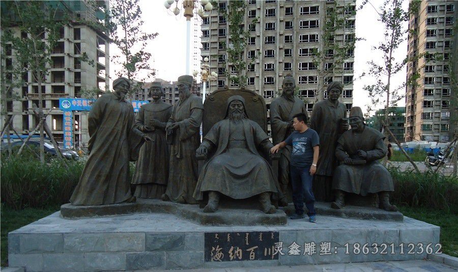 海纳百川景观铜雕_看图王