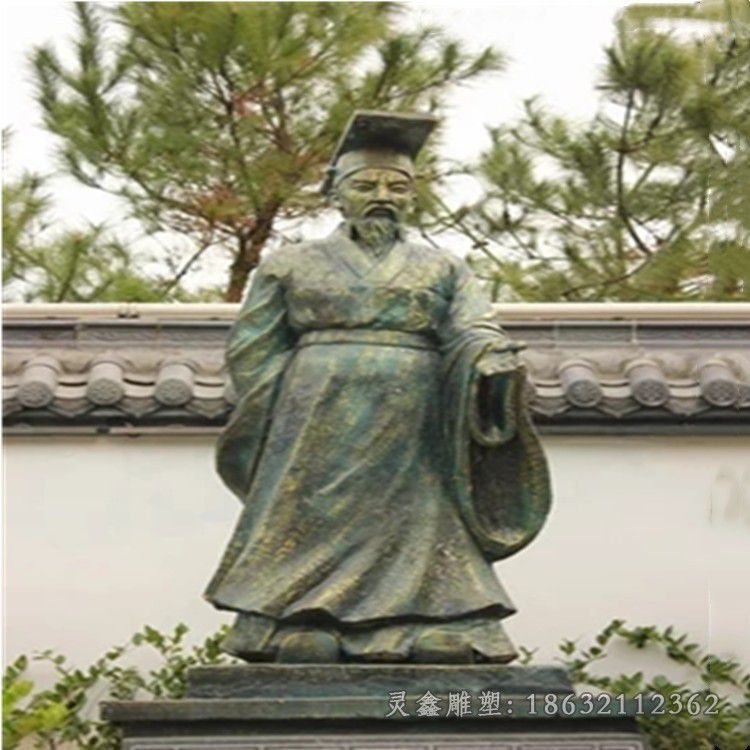 汉武帝广场景观人物铜雕 (3)