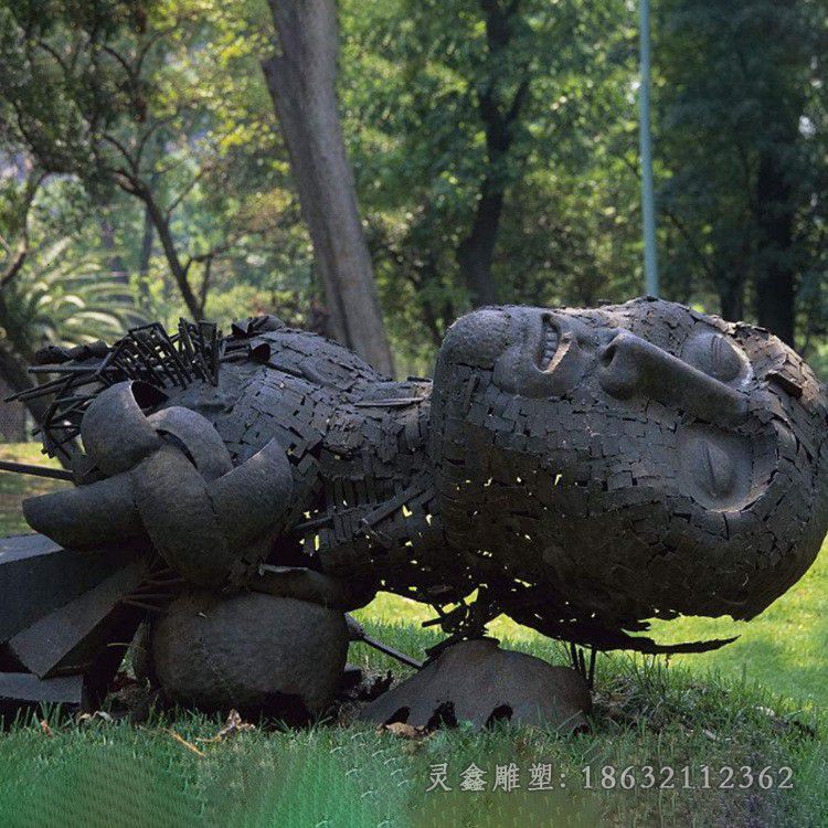 不锈钢广场雕塑 (75)