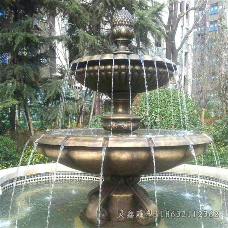 城市喷泉塑像 城市景观铸铜雕塑 城市不锈钢建筑塑像 城市雕像6895