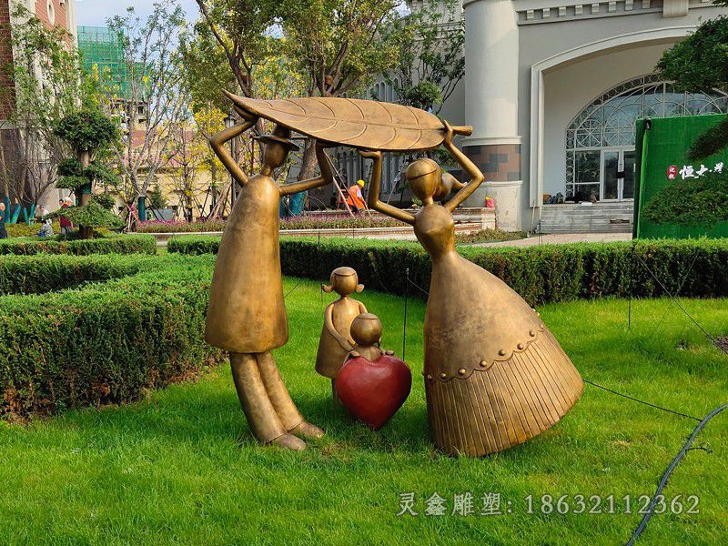 蝴蝶少女人物铜雕 (3)