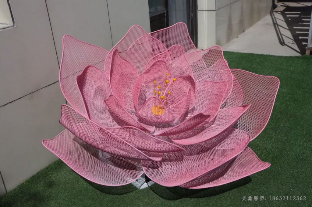 不锈钢莲花雕塑 (35)