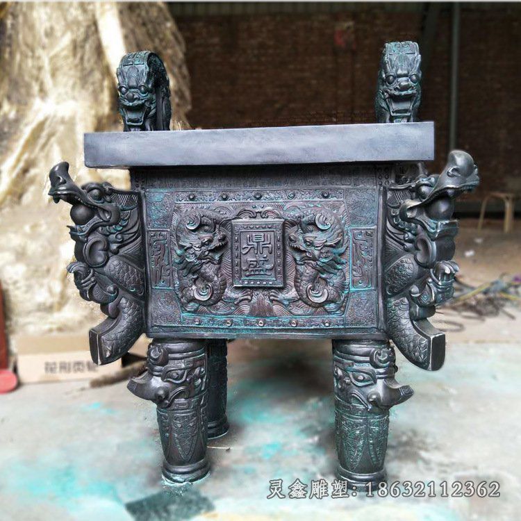 铜鼎景观雕塑