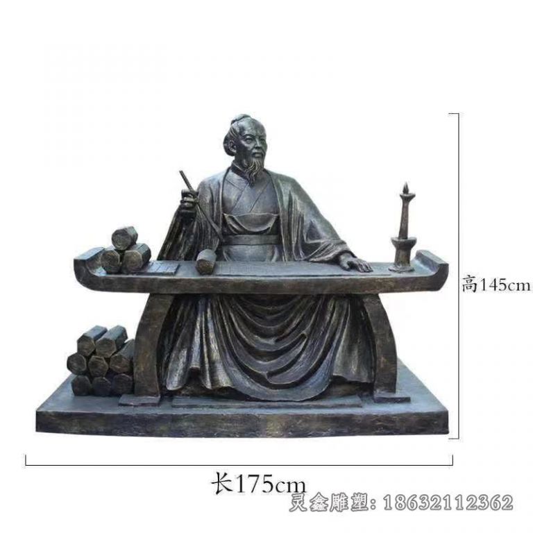 张仲景古代人物铜雕