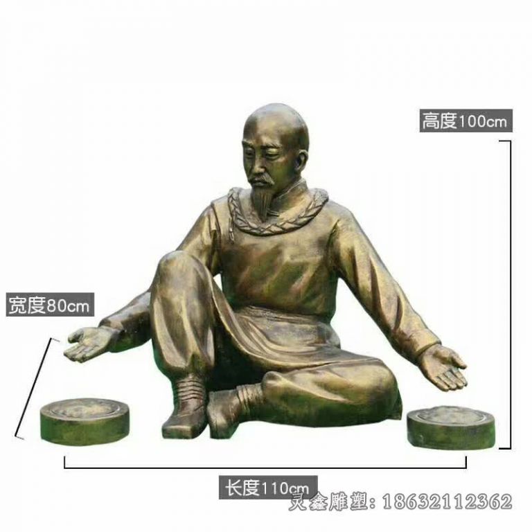 中药人物景观雕塑