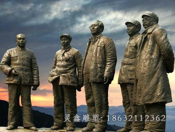 八路军领袖伟人铜雕