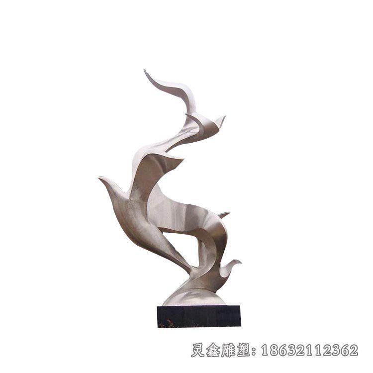 不锈钢飞鸽公园景观雕塑