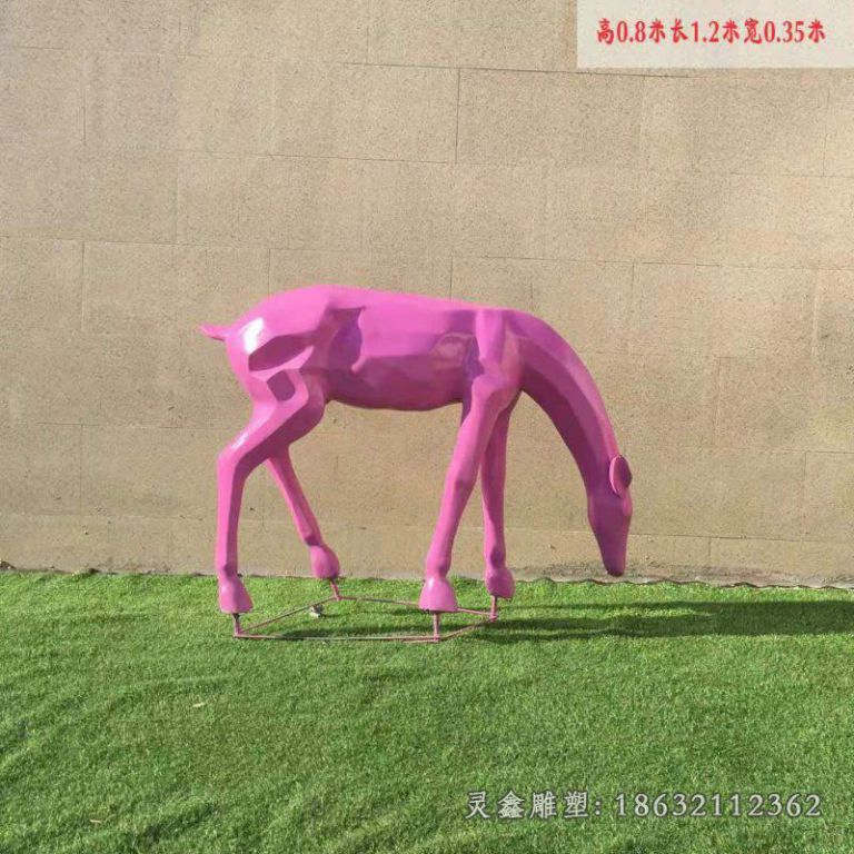 鹿动物景观雕塑