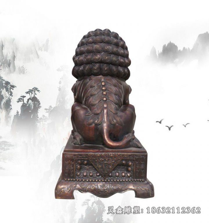 铸铜狮子雕塑