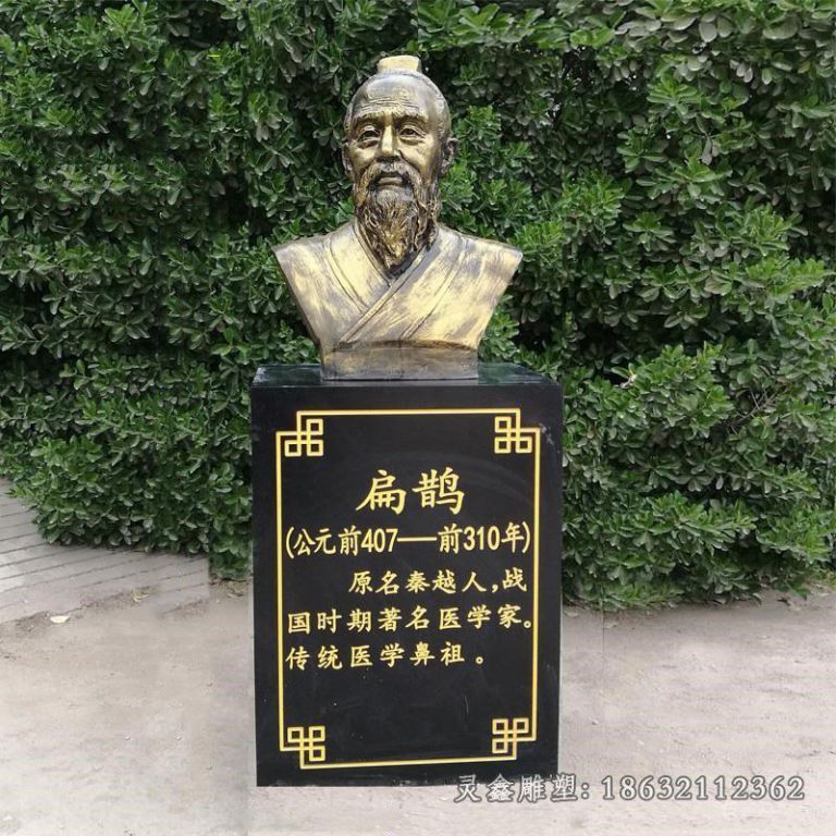 扁鹊古代名医铜雕