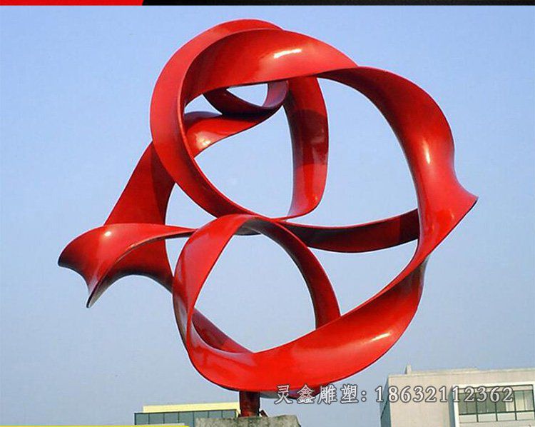 不锈钢花型景观雕塑