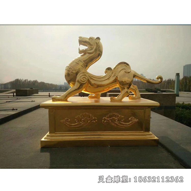白虎神兽景观雕塑
