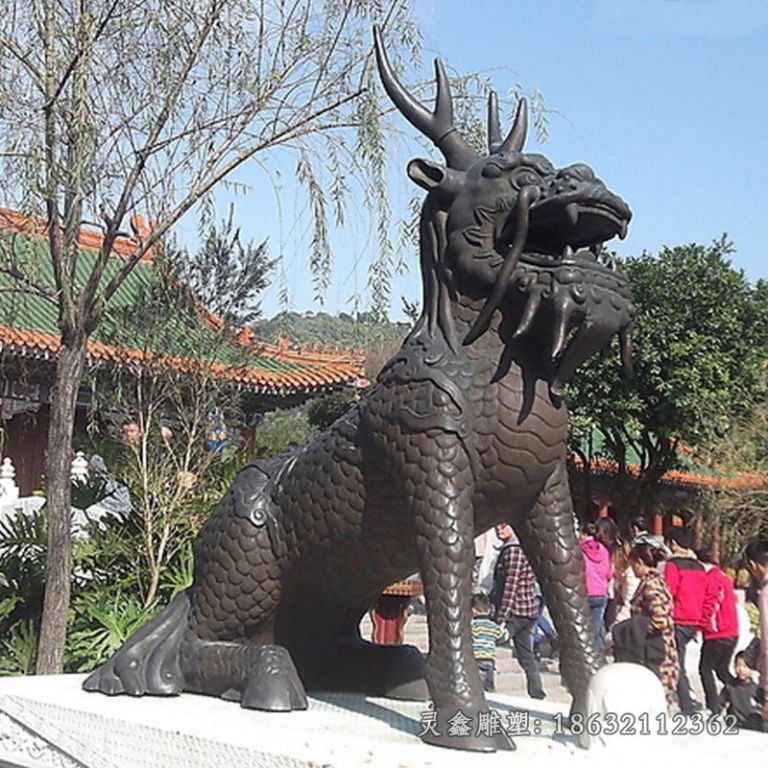 动物麒麟雕塑