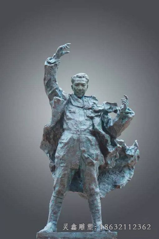 冼星海音乐家铜雕