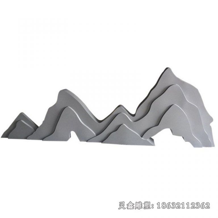 不锈钢假山公园雕塑
