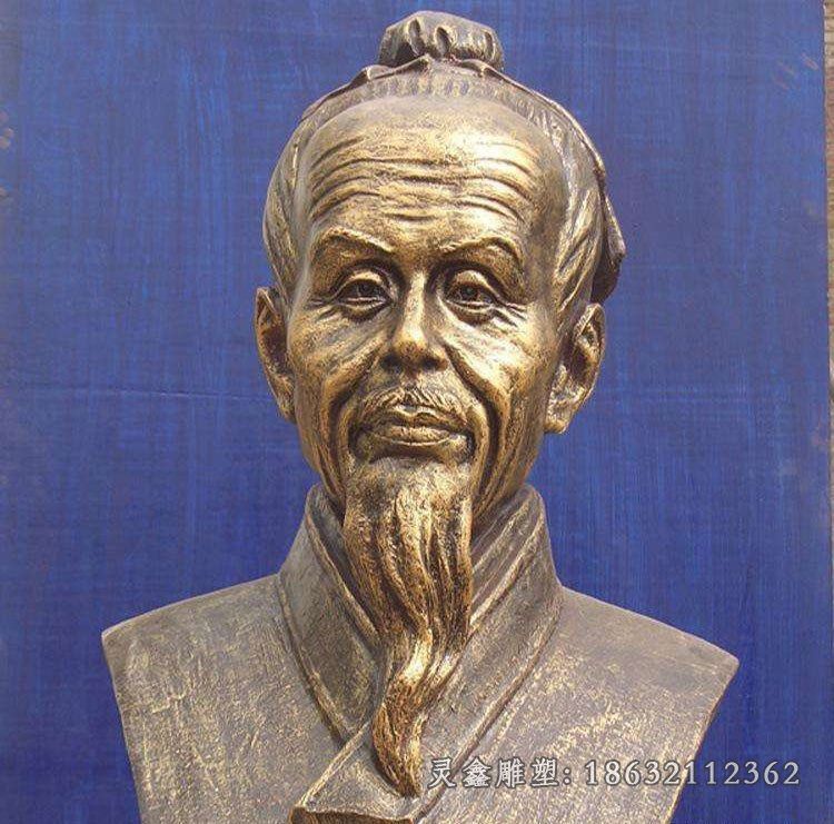 祖冲之胸像景观铜雕