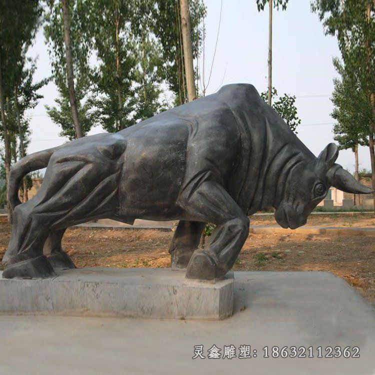 拓荒牛公园景观铜雕
