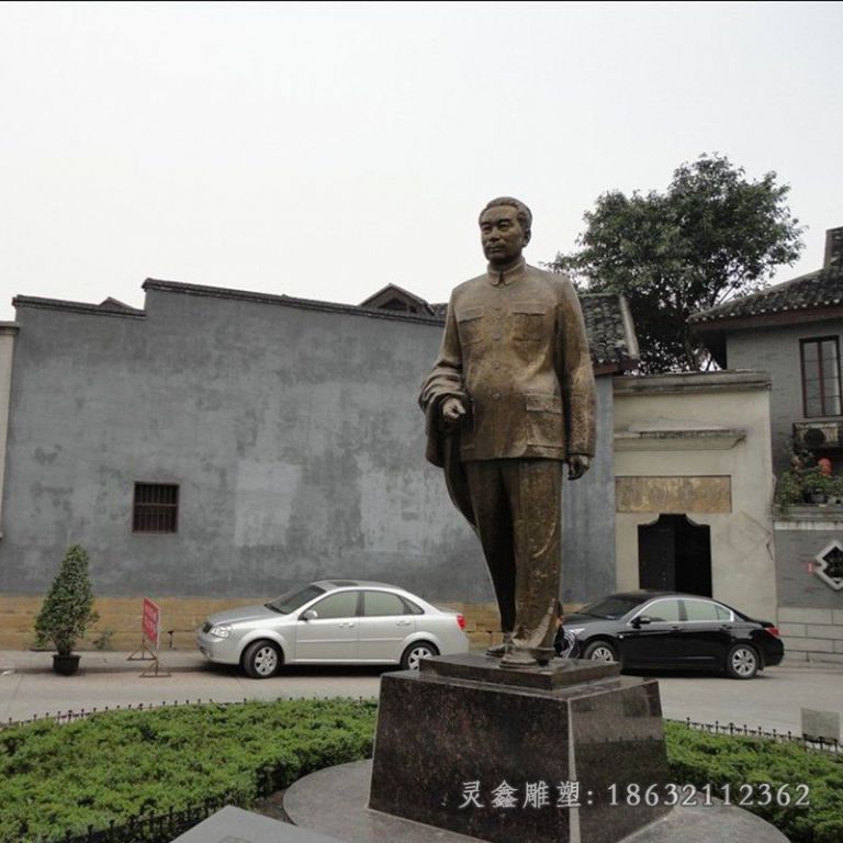 周恩来伟人景观雕塑
