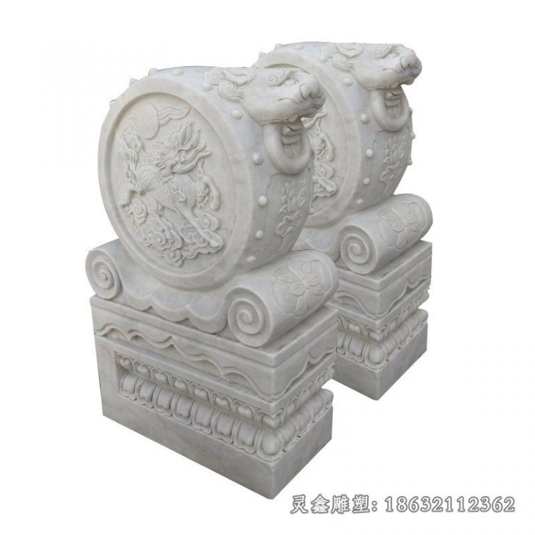 仿古招财抱鼓石雕