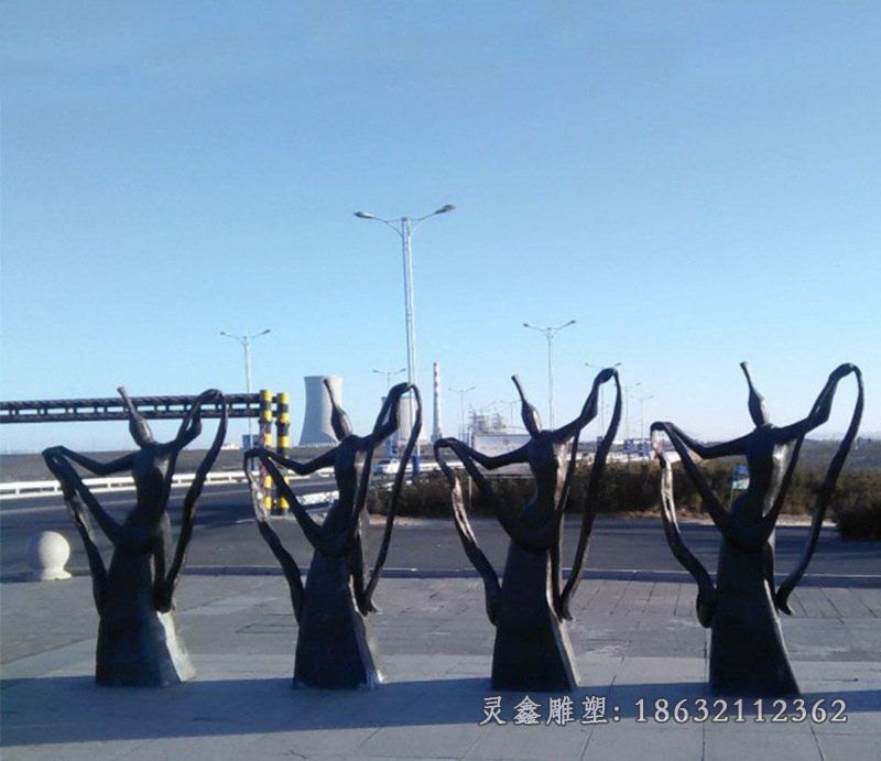 少数民族藏族人物雕塑