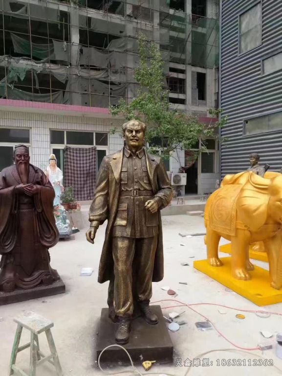 白求恩名医城市人物铜雕