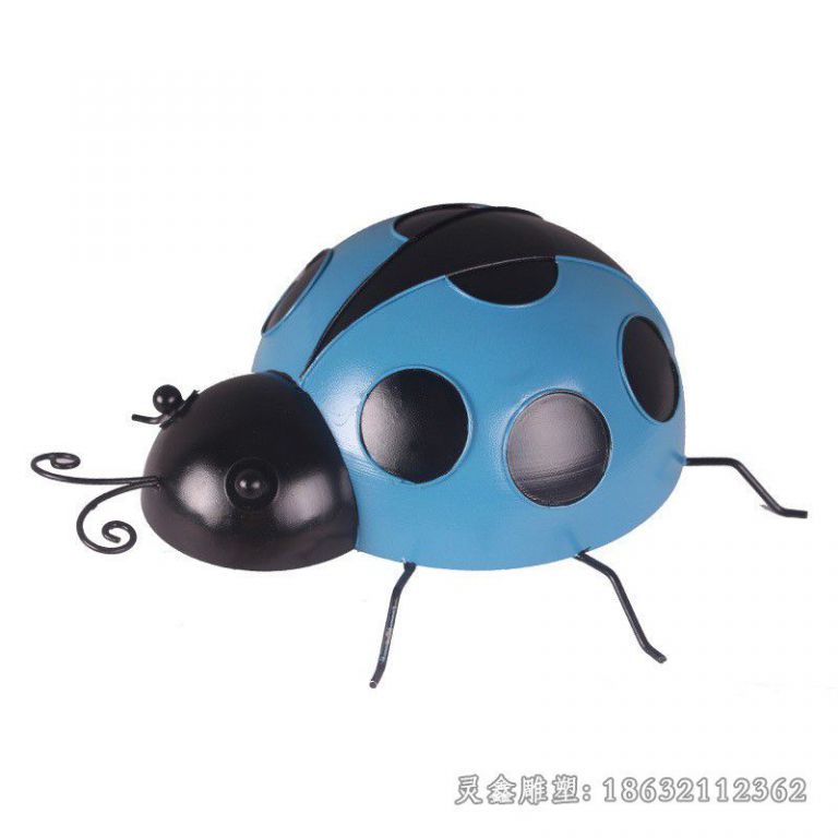 不锈钢七星瓢虫公园雕塑