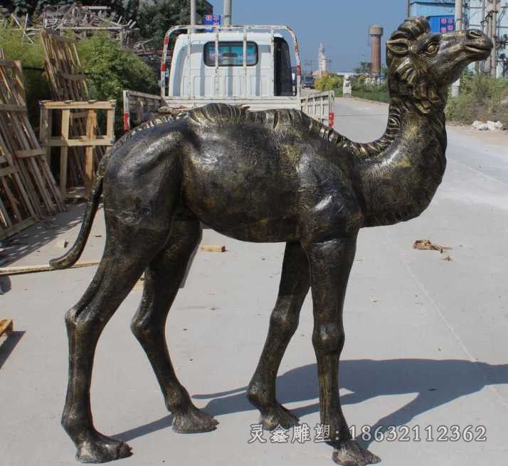 动物骆驼户外景观铜雕