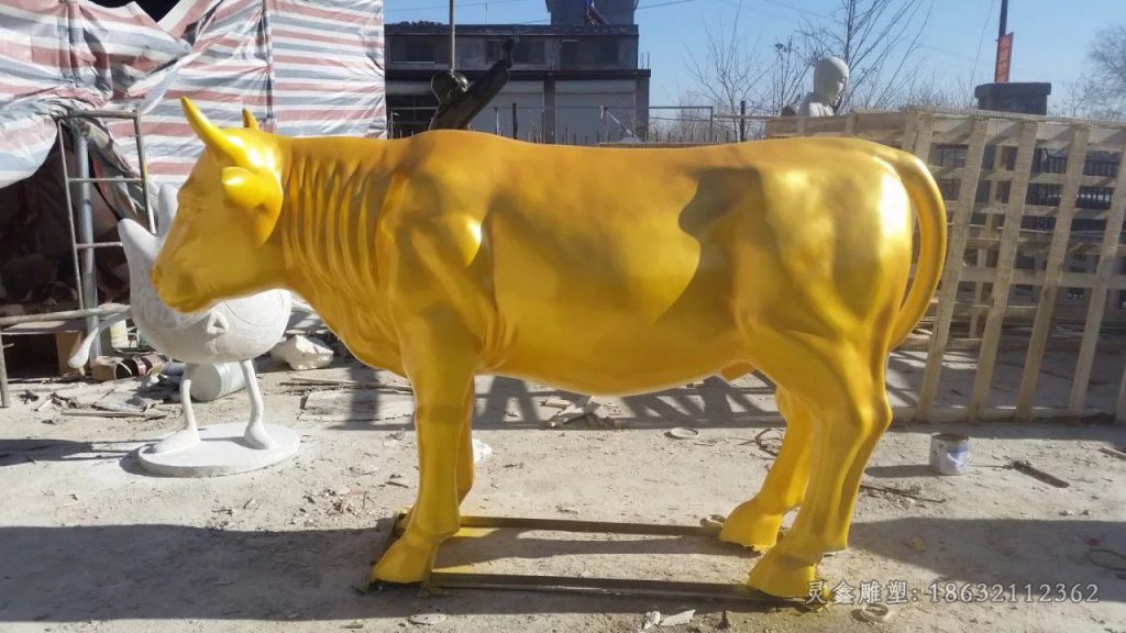 动物牛城市景观铜雕