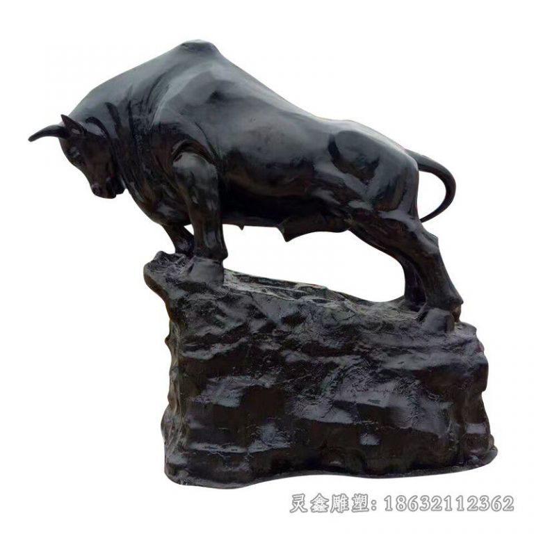 拓荒牛广场景观铜雕