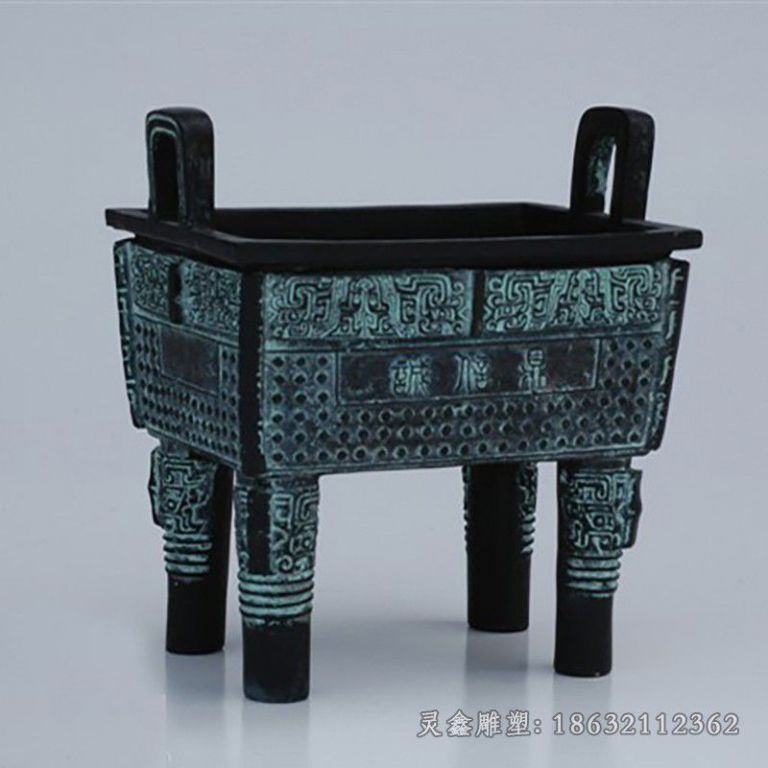 青铜鼎广场景观铜雕