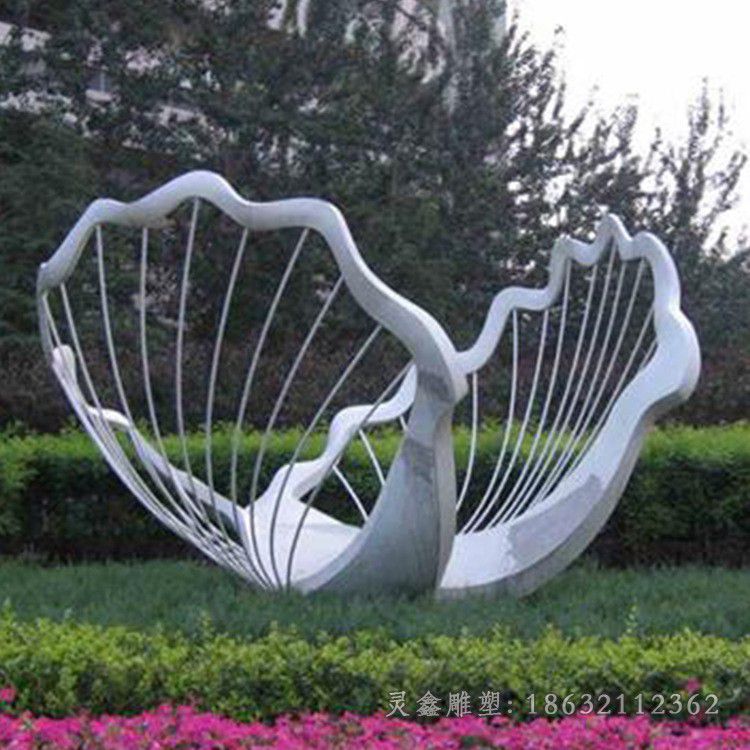 不锈钢镂空蝴蝶庭院雕塑