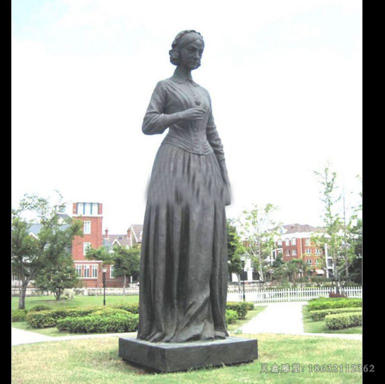 南丁格尔校园人物铜雕
