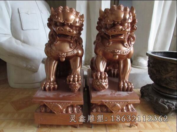 动物狮子广场景观铜雕