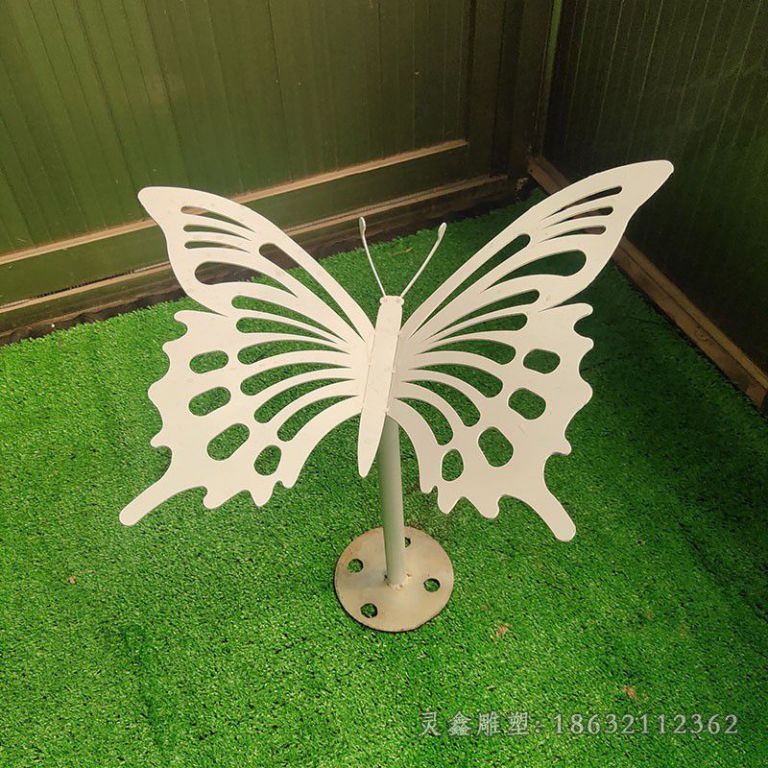不锈钢展翅蝴蝶广场雕塑