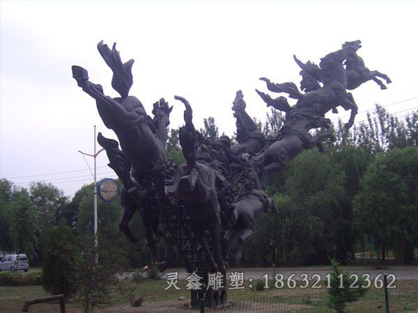 群马城市景观铜雕