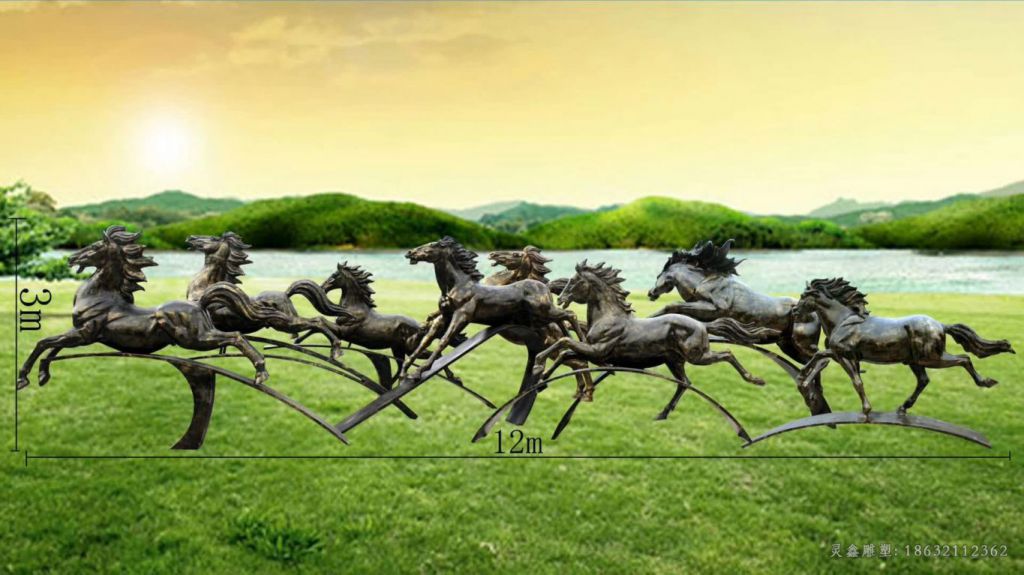 群马园林景观铜雕