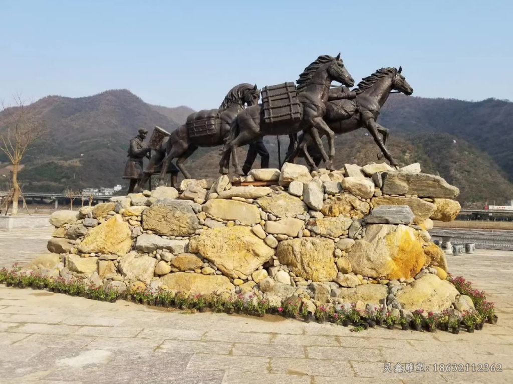 群马小区景观铜雕