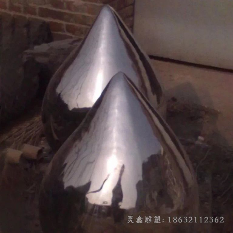 不锈钢抽象水滴商场雕塑