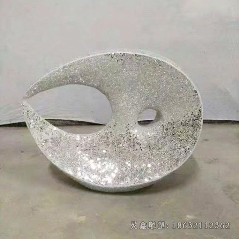 不锈钢创意眼睛公园雕塑