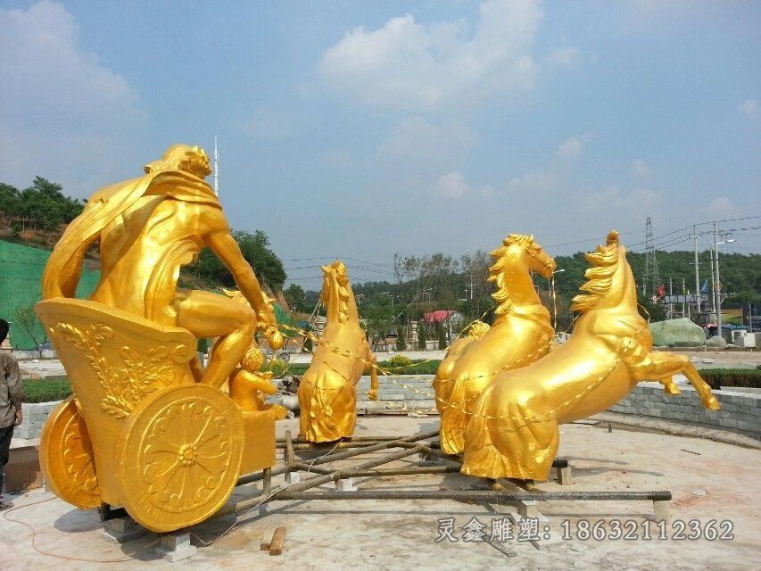 阿波罗喷泉广场铜雕